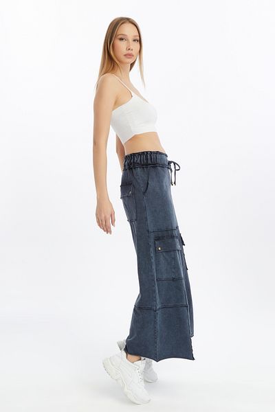 S-Ponder Women's Cargo Pants - Cotton Wide Cut