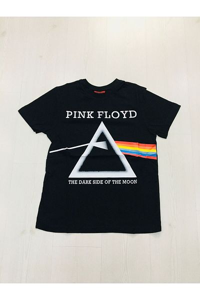 Olympus plus Pink Floyd Unisex Rock Music Band Back Printed Black Tee