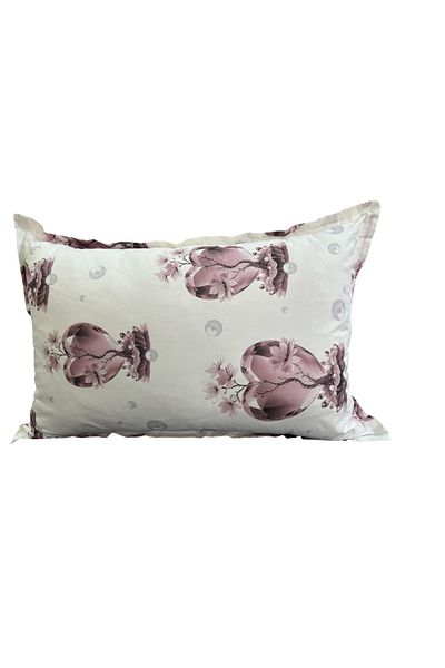 Hayal çeyiz 3D Digital Printing Cotton Pillow Case with 2 Hidden Zipper