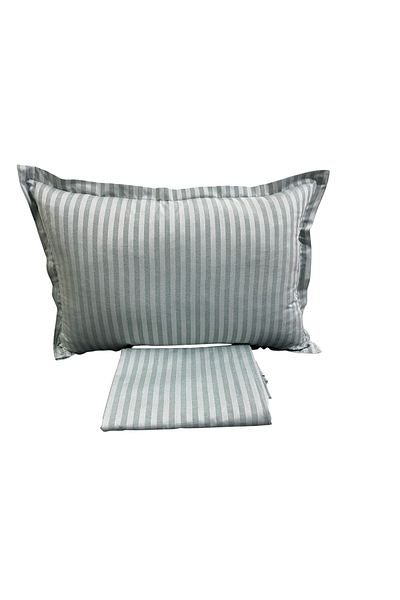 Hayal çeyiz Green Single Satin Plain Sheet Set