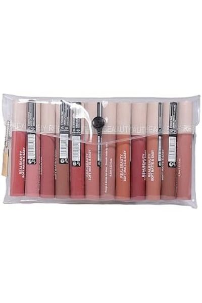 real beauty Liquid Lipstick Set - Waterproof