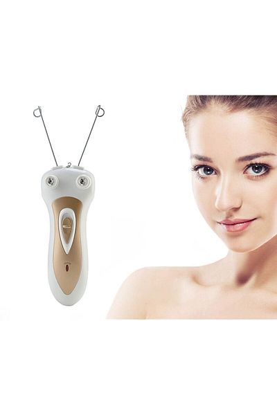 fulina Electric Therading Removers, Minimizes Pain, Safe, Epilation Of Body Parts, White
