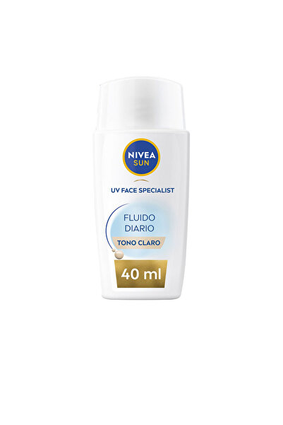 NIVEA Daily Sun Fluid Gesichtsschutz Spf50+ #heller Ton 40 ml
