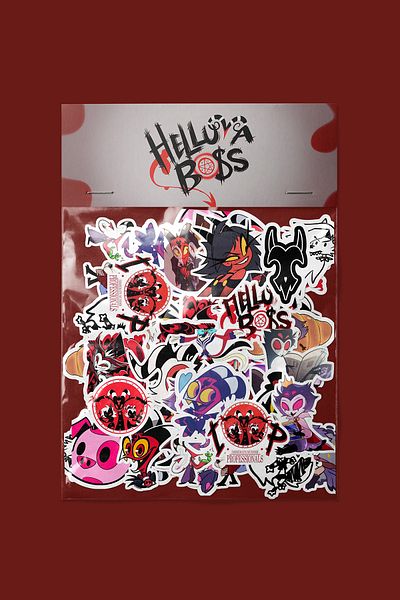 dadi ramba Helluvaboss Sticker Pack - Bullet Journal - Agenda - Planner - Notebook - Laptop Sticker Decal