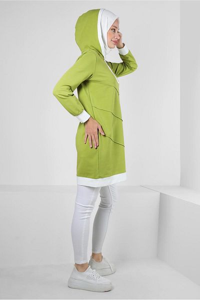 Alvina HOODED ZIPPERED TRACKSUIT TUNIC 43882