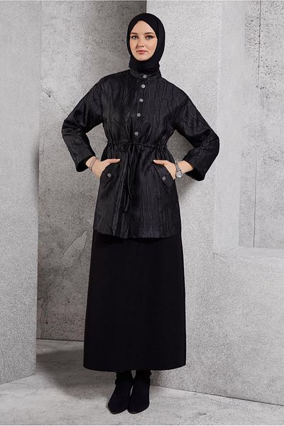 Alvina Jacquard Saw Tunic 44738