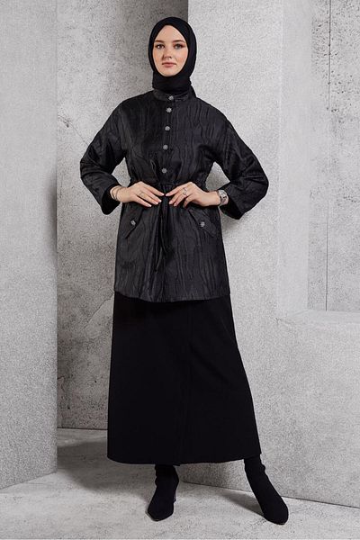 Alvina Jacquard Saw Tunic 44738