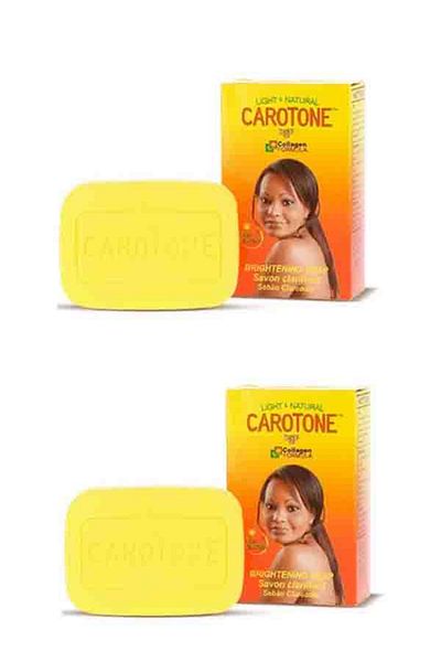 Carotone Cartoon soap for clearing and unifying the skin, two pieces