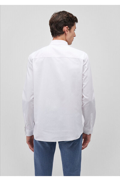 Mavi Beyaz Gömlek Slim Fit / Dar Kesim 0211192-620