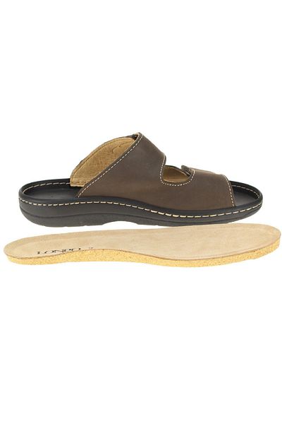 Long Herren Pantoletten Für Damen In Braun