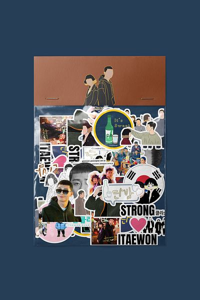 dadi ramba Itaewon Class Sticker Pack - Bullet Journal - Agenda - Planner - Notebook - Laptop Sticker Decal