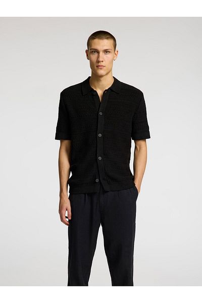 Selected Homme Kurzarmhemd Strick
