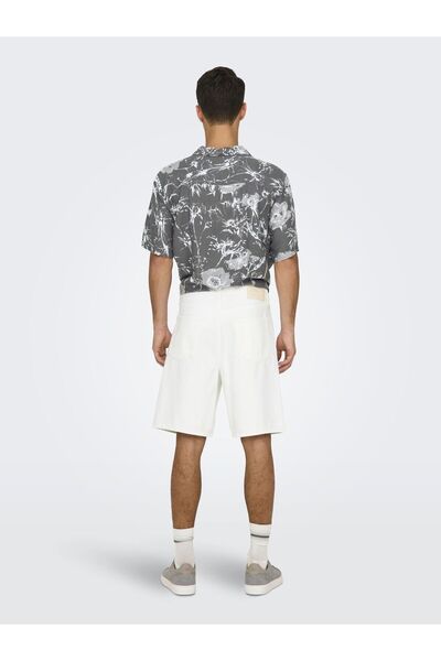 Only & Sons Jeans-Shorts ONSFADE Mittlere Taille Locker geschnitten Shorts