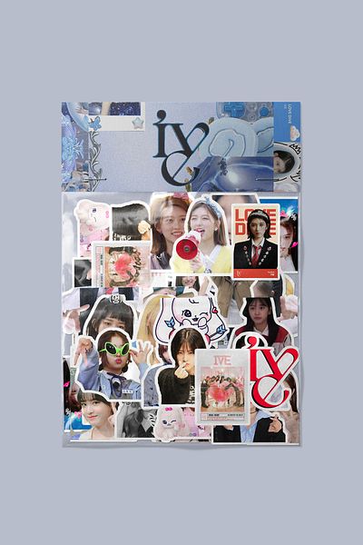 dadi ramba Ive Kpop Sticker Pack - Bullet Journal - Agenda - Planner - Notebook - Laptop Sticker Decal