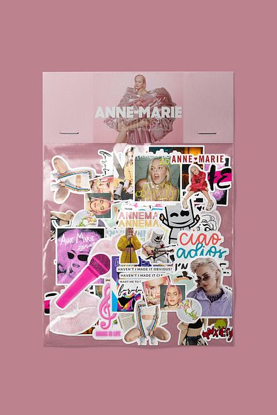 dadi ramba Anne-Marie Sticker Pack - Bullet Journal - Agenda - Planner - Notebook - Laptop Sticker Decal