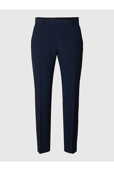 Selected Homme Anzughose Slim Fit Seersucker