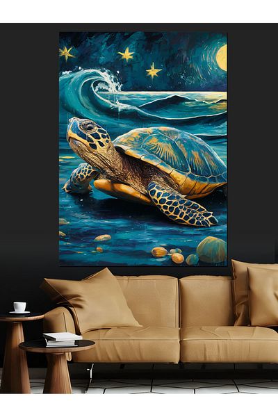 Tablomega Pânză Decorativă Broască-Mare - Lemn MDF