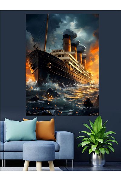 Tablomega Pânză decorativă Titanic - Lemn MDF