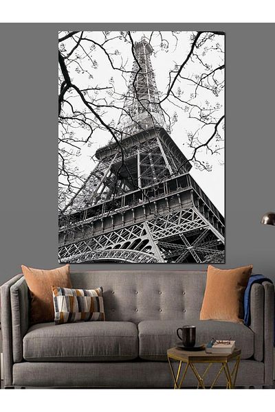 Tablomega Turnul Eiffel Paris Pânză Decorativă - Lemn MDF Pictat