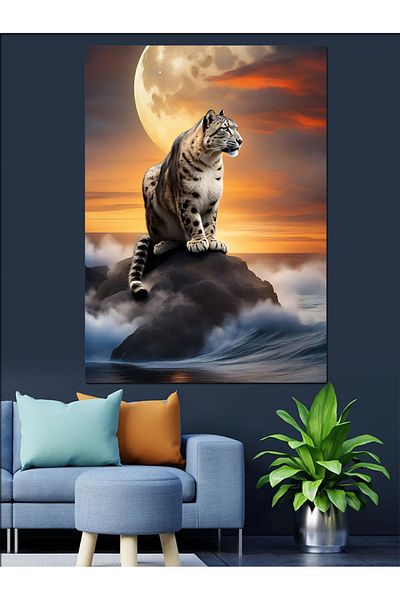 Tablomega Pânză decorativă Sea And Tiger - Lemn MDF