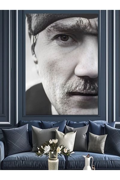 Tablomega Pânză decorativă Mustafa Kemal Atatürk - Lemn MDF