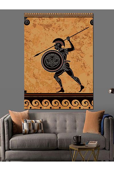 Tablomega Pânză decorativă Soldat cu Sărmă - Lemn MDF