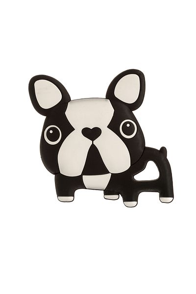 Coccorito Silicone Teething Toy, , Black Puppy