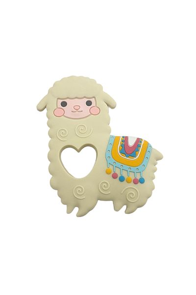Coccorito Silicone Teething Toy, , Alpaca Beige