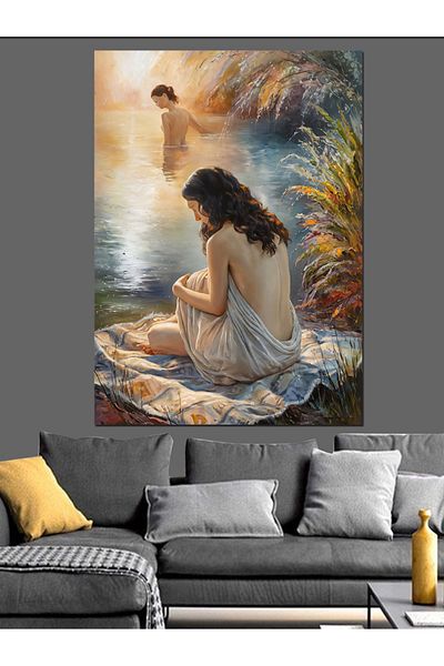 Tablomega Pânză decorativă Nude Women - Lemn MDF