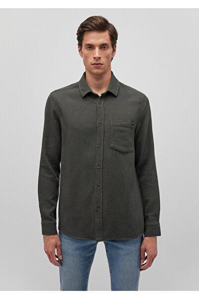 Mavi Erkek Haki Yeşil M0211237-88487 Uzun Kol Gömlek