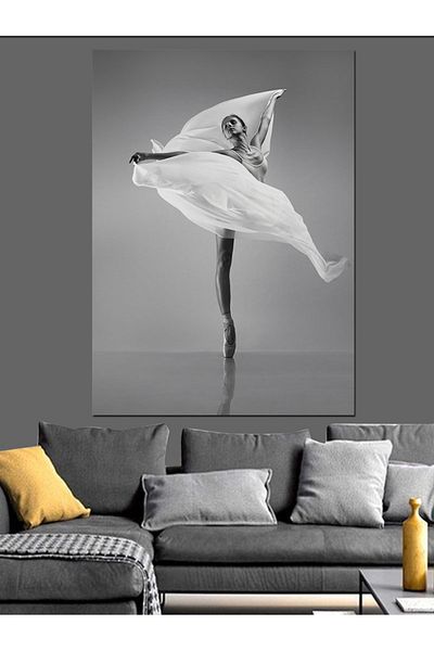 Tablomega Pânză Decorativă Femeie Balerina - Lemn MDF