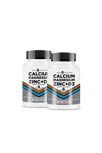 Meka Nutrition Kalsiyum Magnesyum Zinc Vitamin D 120 Tablet 2 Kutu