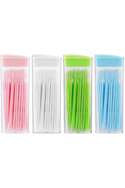 COOYA Dental Floss Sticks, Dental Floss Interdental Toothpick Brush Teeth Stick