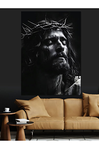 ekart Hz İsa Jesus Christ Dekoratif Kanvas - Mdf Ahşap Tablo