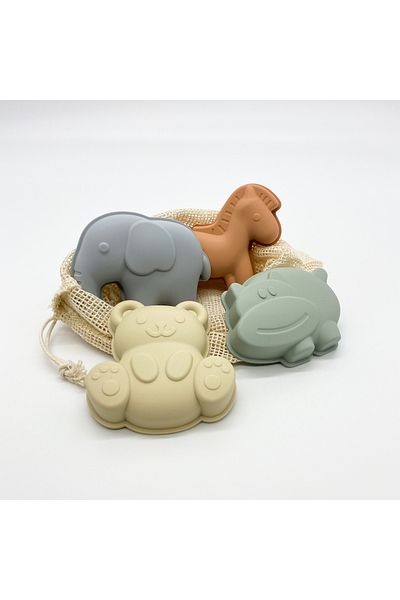 Zuluff Silicone Beach Mold Set, , Animals