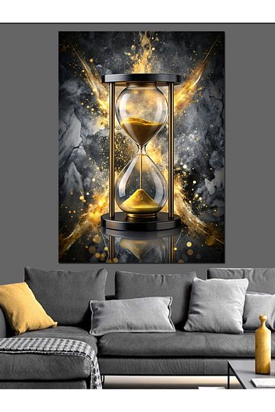 Tablomega Fundal abstract Canvas decorativ clepsidra - MDF Lemn