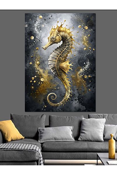 Tablomega Pânză decorativă fundal abstractă cală de mare - pictură din lemn MDF