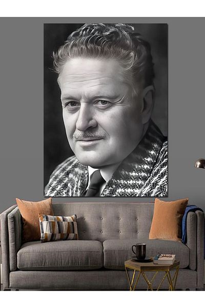 Tablomega Pânză decorativă Nazım Hikmet - Lemn MDF