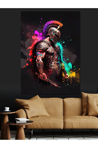 Tablomega Pânză Decorativă Gladiator - Lemn MDF