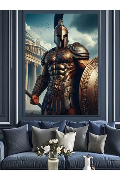 Tablomega Pânză Decorativă Gladiator - Lemn MDF