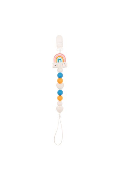 Coccorito Silicone Pacifier Necklace - , Rainbow