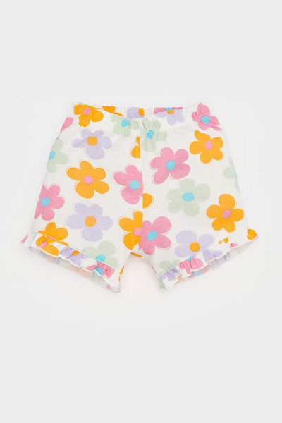 DeFacto Ecru Baby Girl Top and Bottom Set E0684A5/Er85