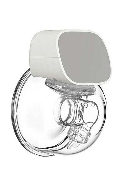 COOYA Electric Wearable Breast Pump With 2 Modes and 5-Level, Wearable, Hands-Free, White
