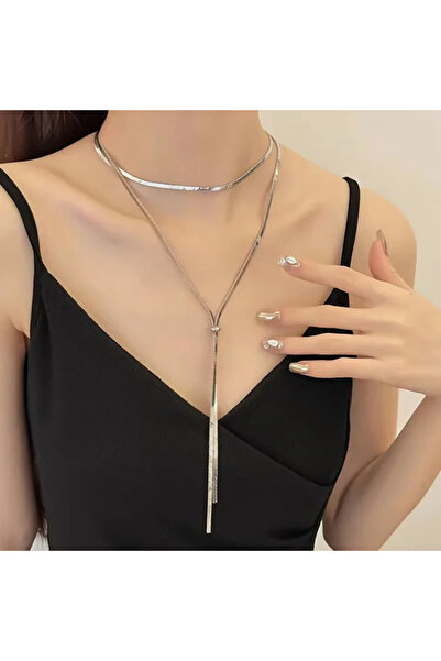 Choice YB3007-2 قلادة نسائية خفيفة فاخرة قابلة للسحب عالية الجودة بسلسلة عظمة...