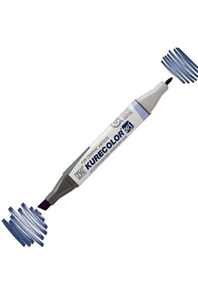 Zig قلم تحديد الرسومات Kurecolor KC-3000N Twin WS ذو الوجهين أزرق داكن 378