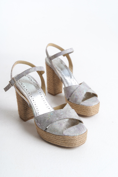 Elile Shoes Hakiki Deri Platform  Tabanlı  33-34-35-41 Numara Kadın  Sandalet