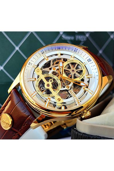 Raymond Skeleton Special Design Men's Wristwatch