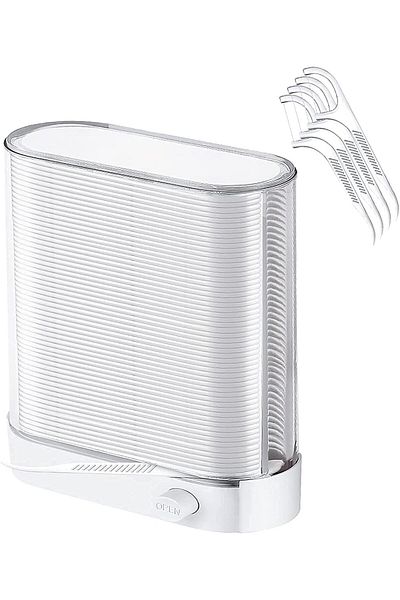 COOYA Dental Floss Picks, Pop up Flossers Holder, 88 Count, No Fragrance Smell, Sealed Storage