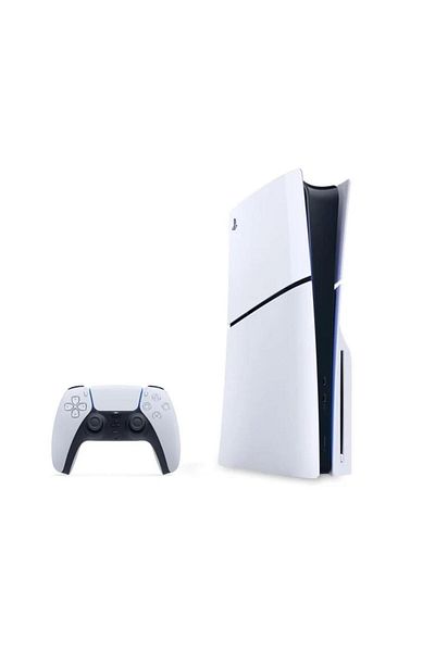 Sony Consola Sony PlayStation 5 Slim (PS5), 1TB, Disc Edition (Alb) + The Fortnite Cobalt Star Pack