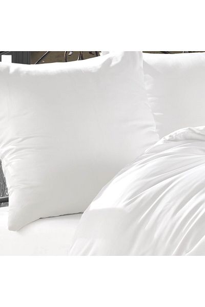 Class Home Collection Double Bed Linen Set Class Home Collection, 100%Satin Cotton 210TC 6 Pcs Duvet Cover 200x220cm White